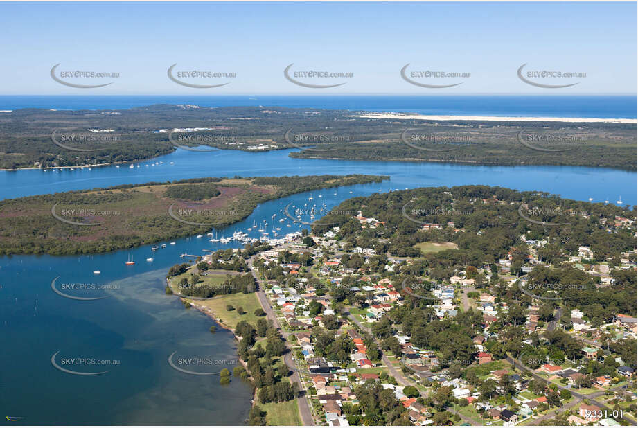 Aerial Photo Lemon Tree Passage NSW Aerial Photography