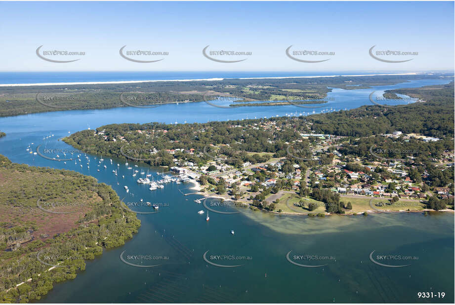 Aerial Photo Lemon Tree Passage NSW Aerial Photography