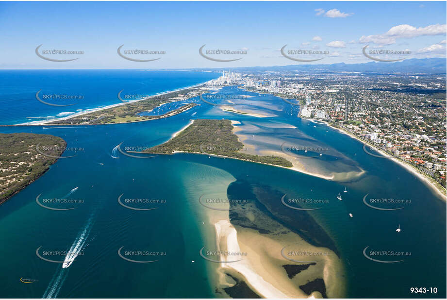 Aerial Photo The Broadwater QLD Aerial Photography