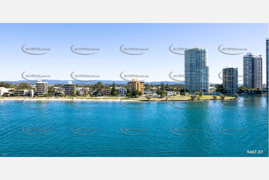 Aerial Photo Biggera Waters Waterfront QLD Aerial Photography