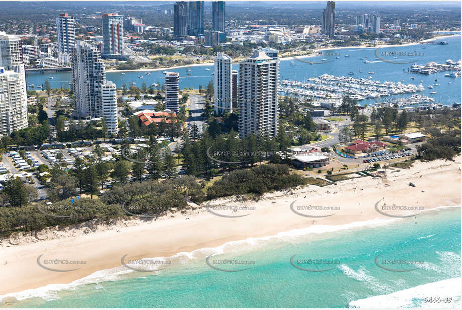 Aerial Photo Main Beach QLD Aerial Photography