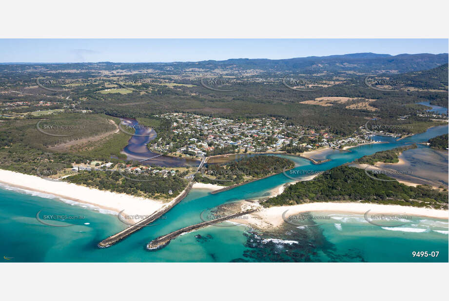 Aerial Photo Brunswick Heads NSW Aerial Photography