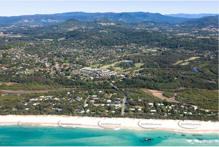 Aerial Photo Ocean Shores NSW Aerial Photography