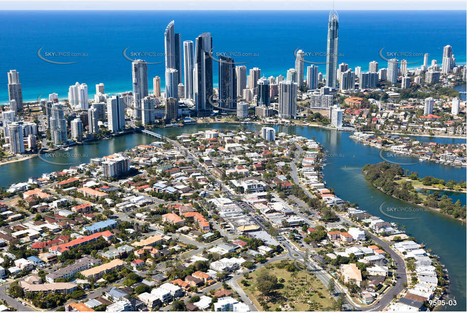 Aerial Photo Chevron Island QLD Aerial Photography