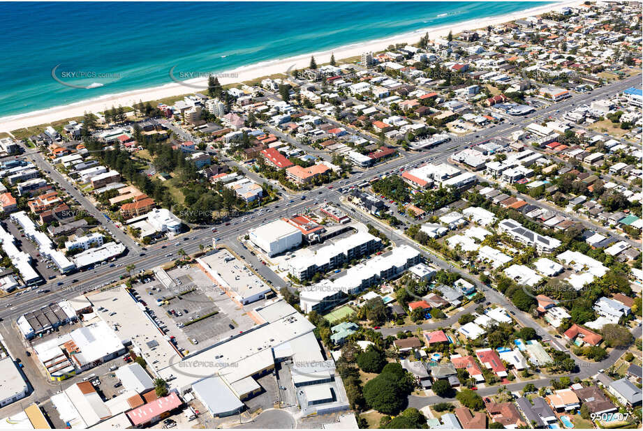 Aerial Photo Mermaid Beach QLD Aerial Photography