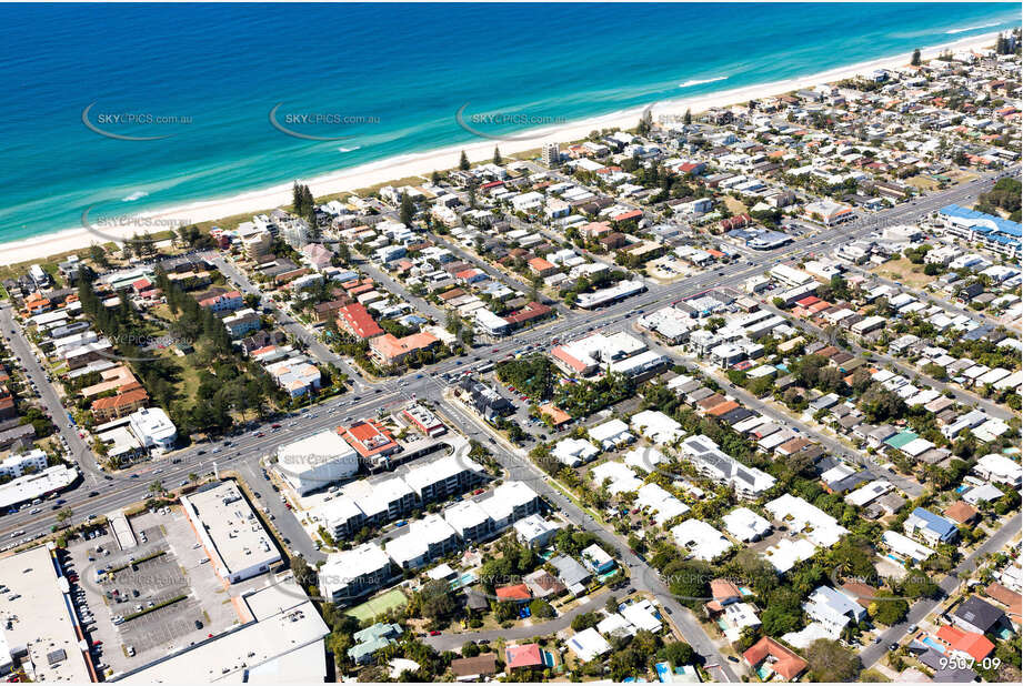 Aerial Photo Mermaid Beach QLD Aerial Photography