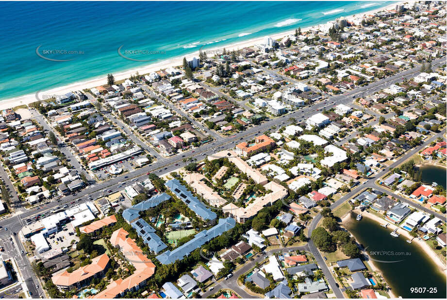 Aerial Photo Mermaid Beach QLD Aerial Photography