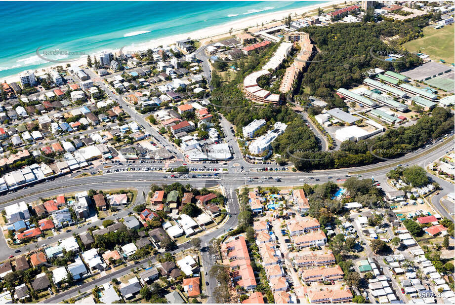 Aerial Photo Mermaid Beach QLD Aerial Photography