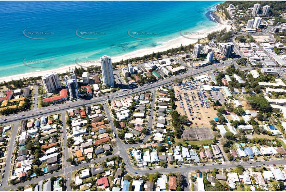 Aerial Photo Burleigh Heads QLD Aerial Photography