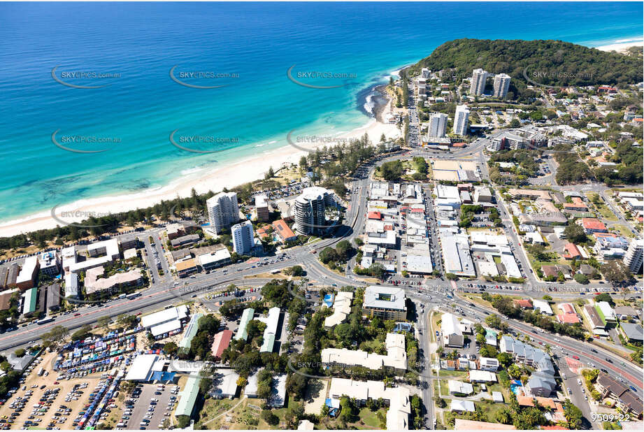 Aerial Photo Burleigh Heads QLD Aerial Photography
