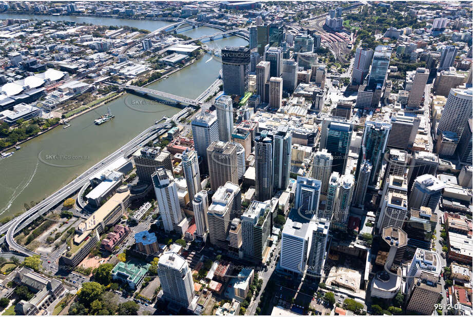 Aerial Photo Brisbane CBD QLD Aerial Photography