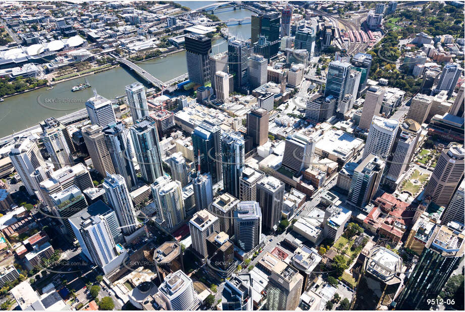 Aerial Photo Brisbane CBD QLD Aerial Photography