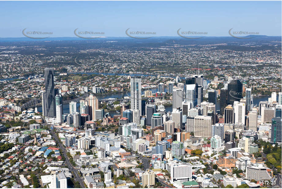 Aerial Photo Brisbane CBD QLD Aerial Photography