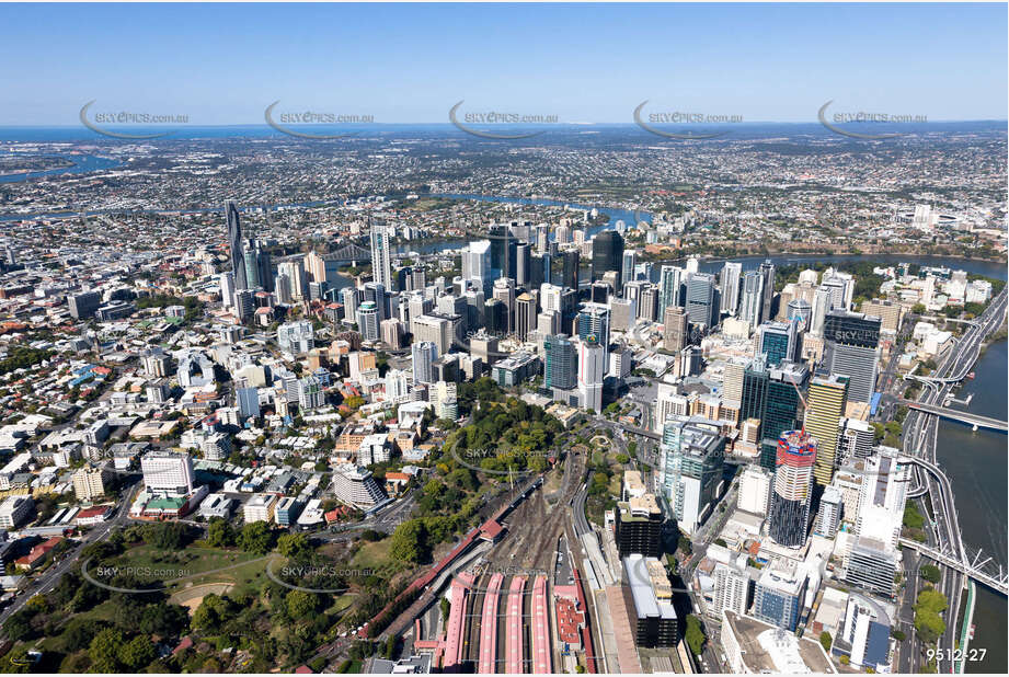 Aerial Photo Brisbane CBD QLD Aerial Photography