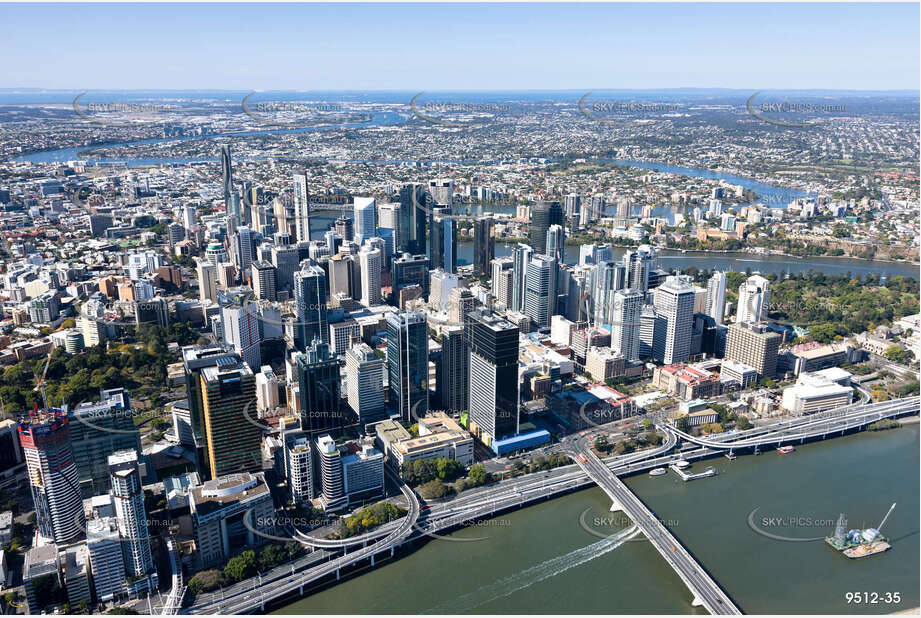 Aerial Photo Brisbane CBD QLD Aerial Photography