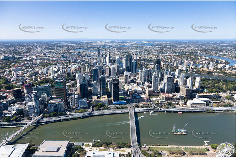Aerial Photo Brisbane CBD QLD Aerial Photography