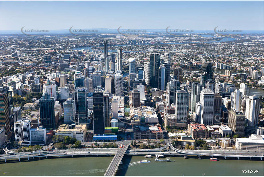 Aerial Photo Brisbane CBD QLD Aerial Photography