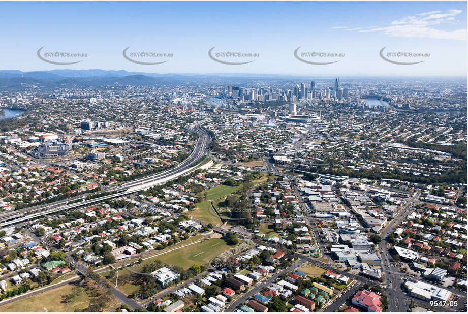 Aerial Photo Greenslopes QLD Aerial Photography