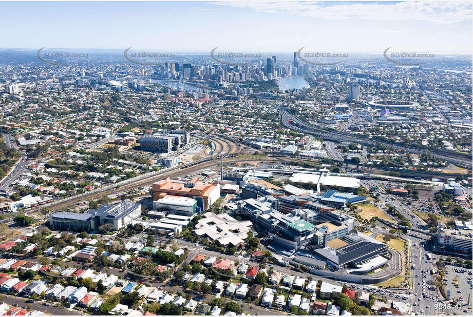 Aerial Photo The PA Hospital Woolloongabba QLD Aerial Photography