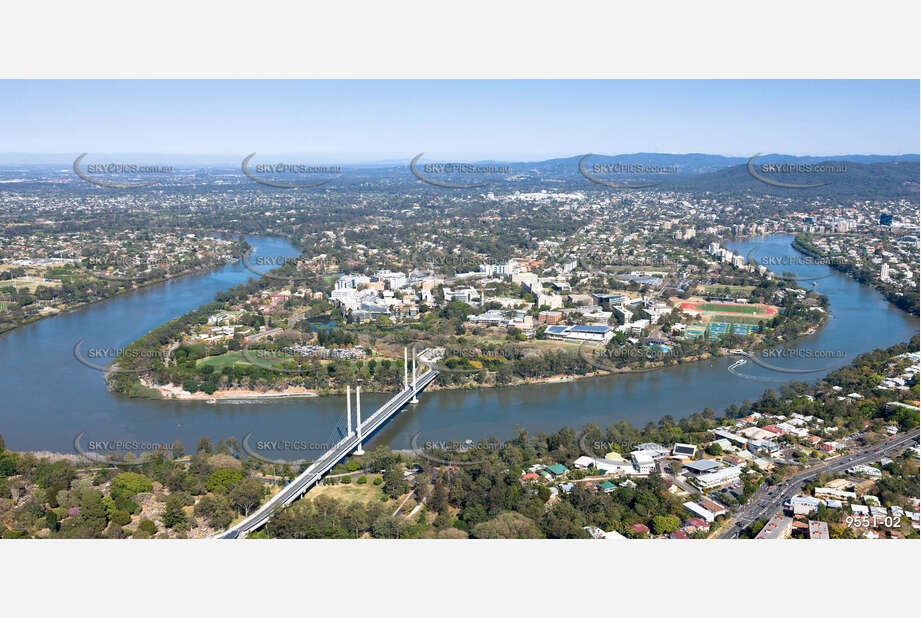 Aerial Photo University of QLD St Lucia QLD Aerial Photography