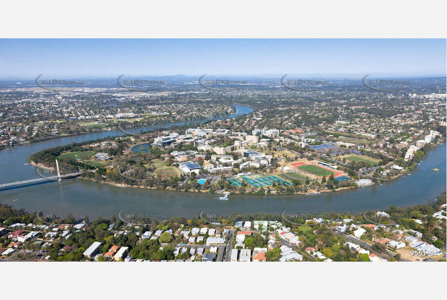 Aerial Photo University of QLD St Lucia QLD Aerial Photography