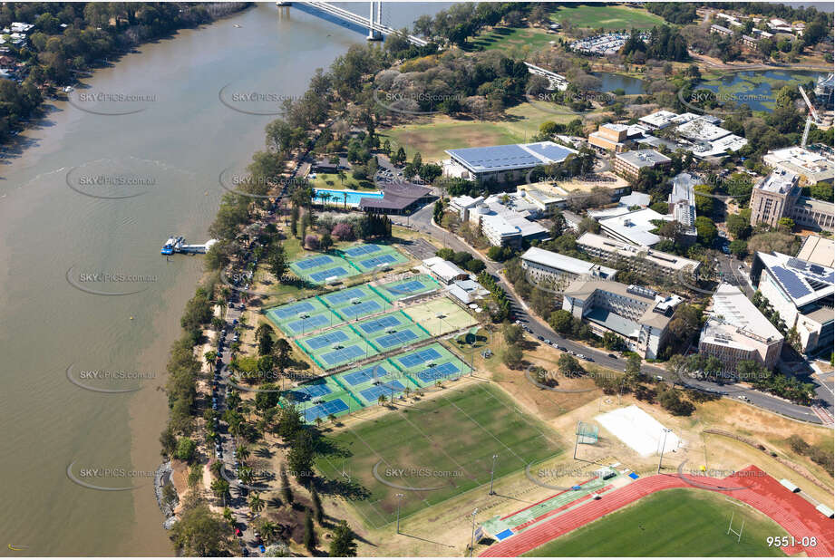 Aerial Photo University of QLD St Lucia QLD Aerial Photography