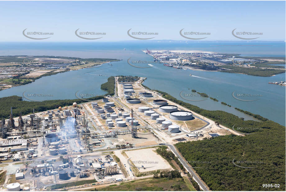 BP Oil Refinery Pinkenba QLD Aerial Photography