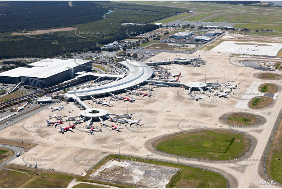 Brisbane Airport Domestic Terminal QLD Aerial Photography