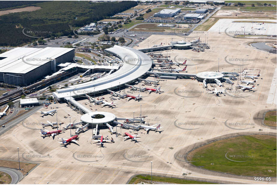 Brisbane Airport Domestic Terminal QLD Aerial Photography