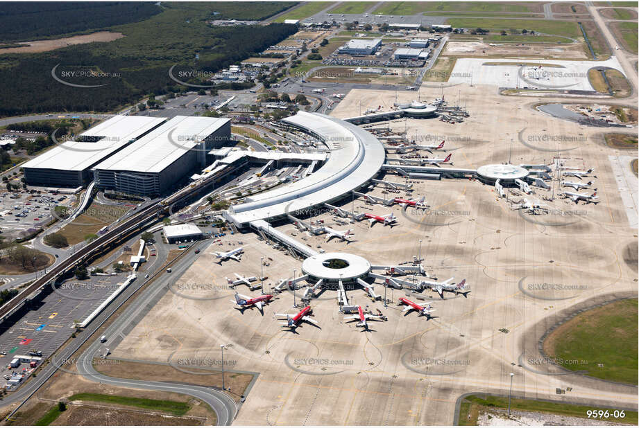 Brisbane Airport Domestic Terminal QLD Aerial Photography