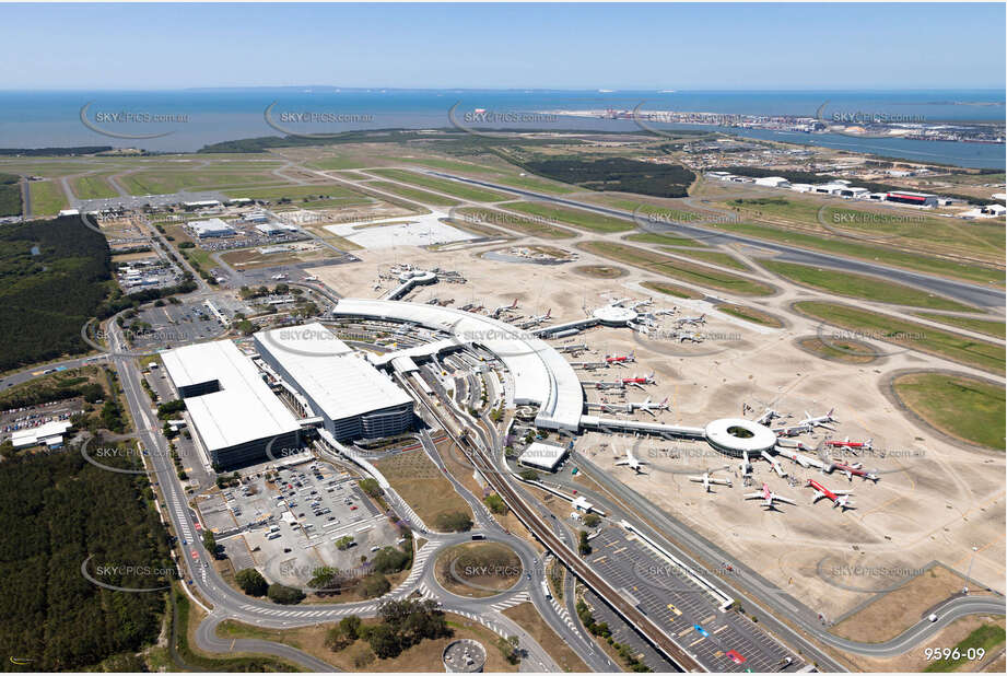 Brisbane Airport Domestic Terminal QLD Aerial Photography