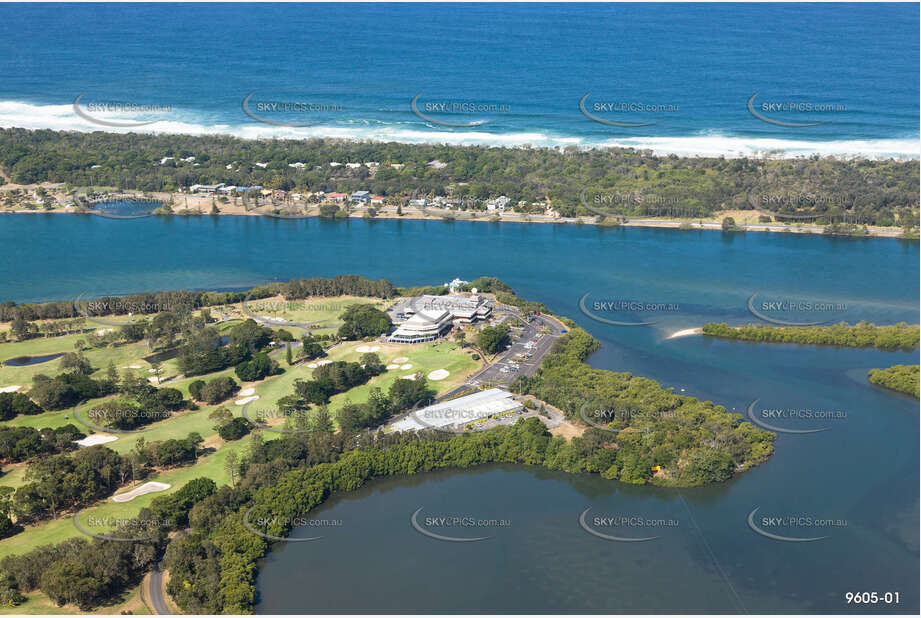 Tweed Heads Golf Course Club House NSW Aerial Photography