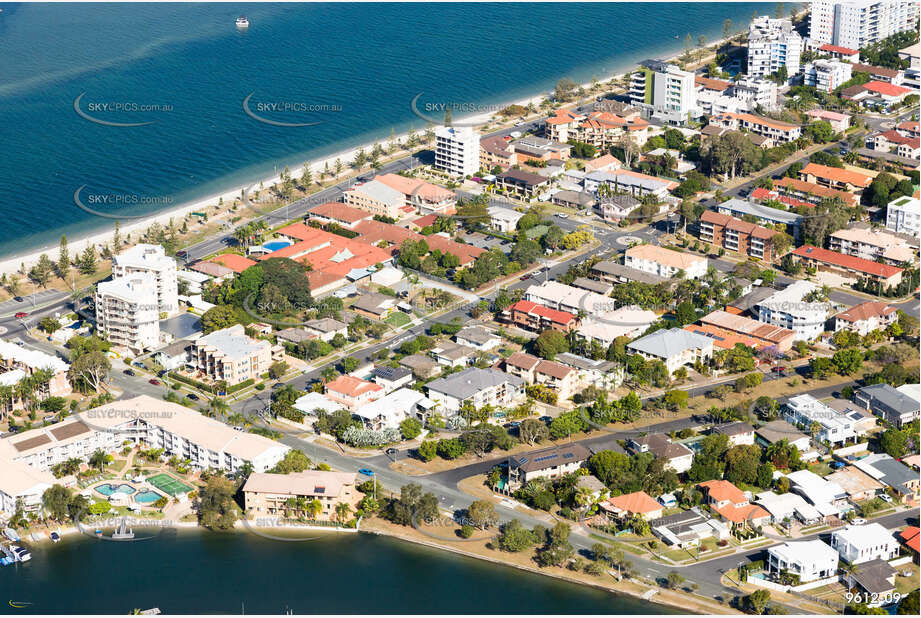 Aerial Photo Biggera Waters QLD Aerial Photography