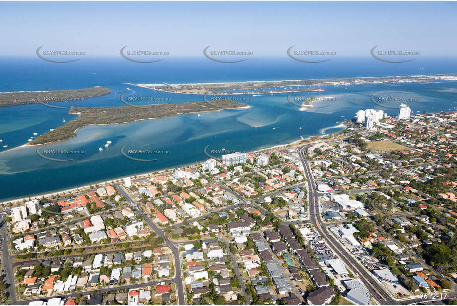 Aerial Photo Biggera Waters QLD Aerial Photography