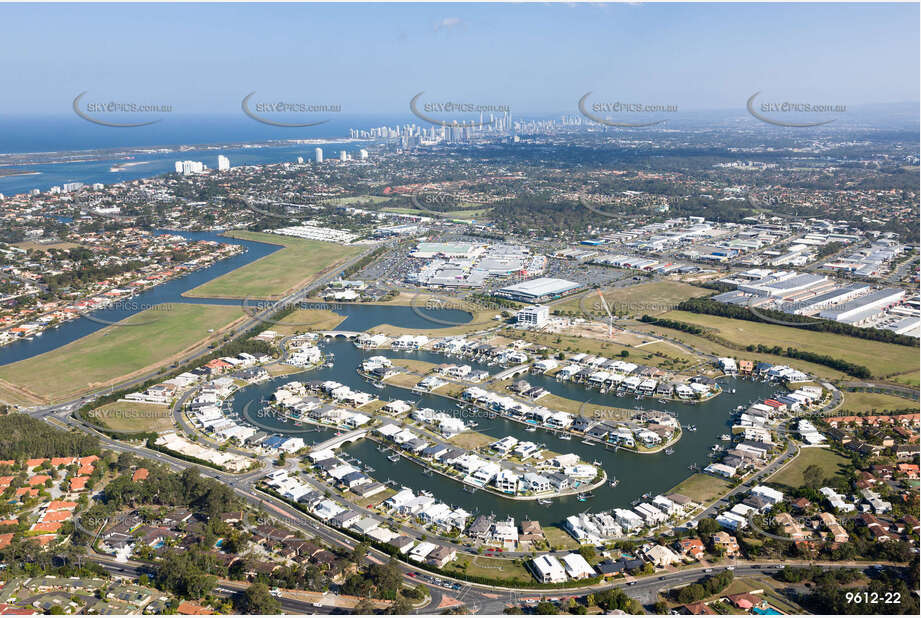 Aerial Photo Harbour Quays QLD Aerial Photography