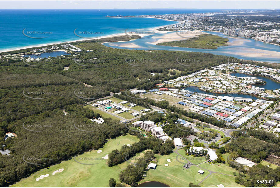 Aerial Photo Twin Waters QLD Aerial Photography