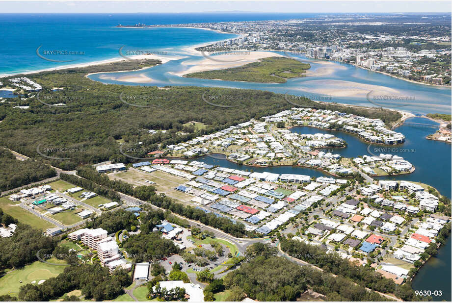 Aerial Photo Twin Waters QLD Aerial Photography