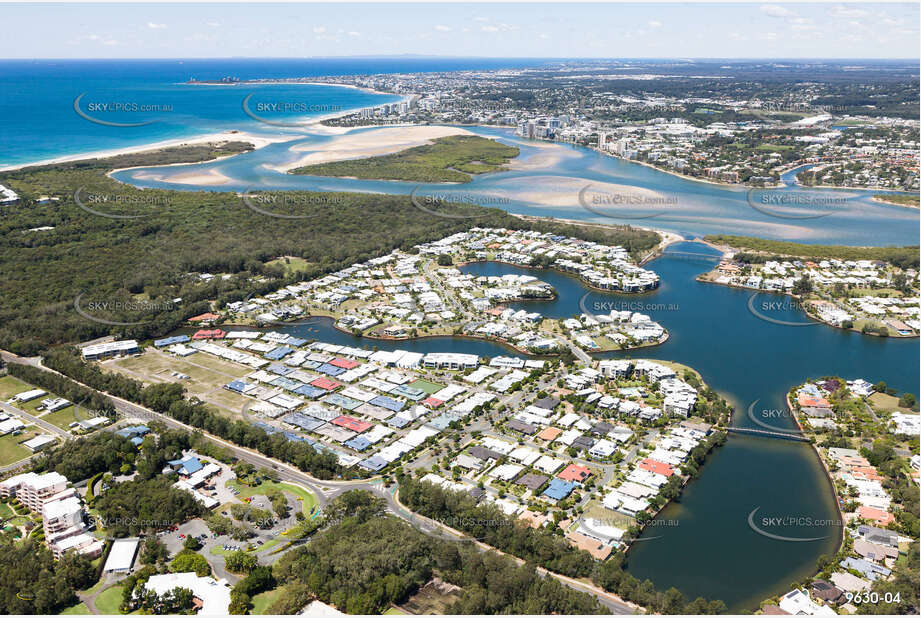 Aerial Photo Twin Waters QLD Aerial Photography