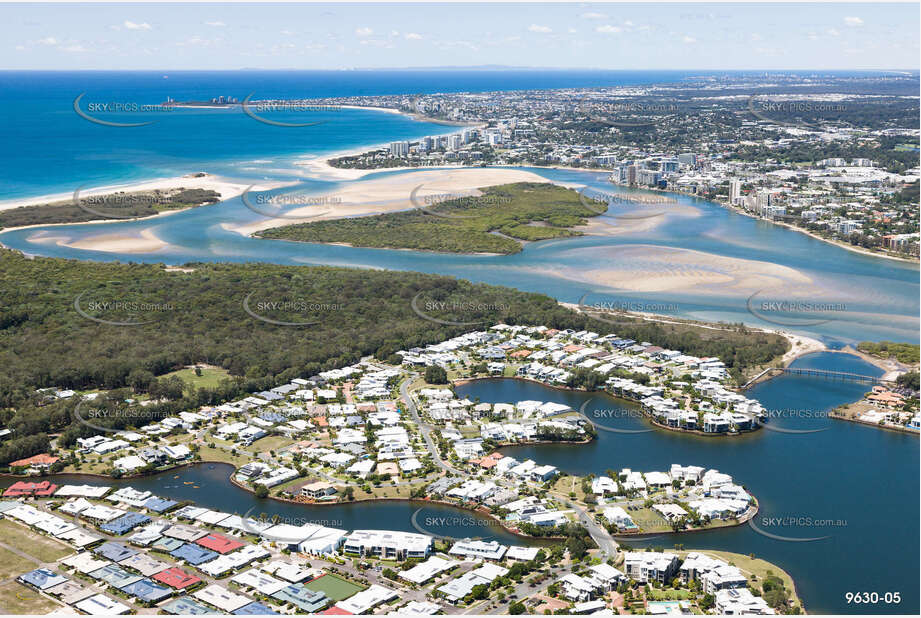 Aerial Photo Twin Waters QLD Aerial Photography