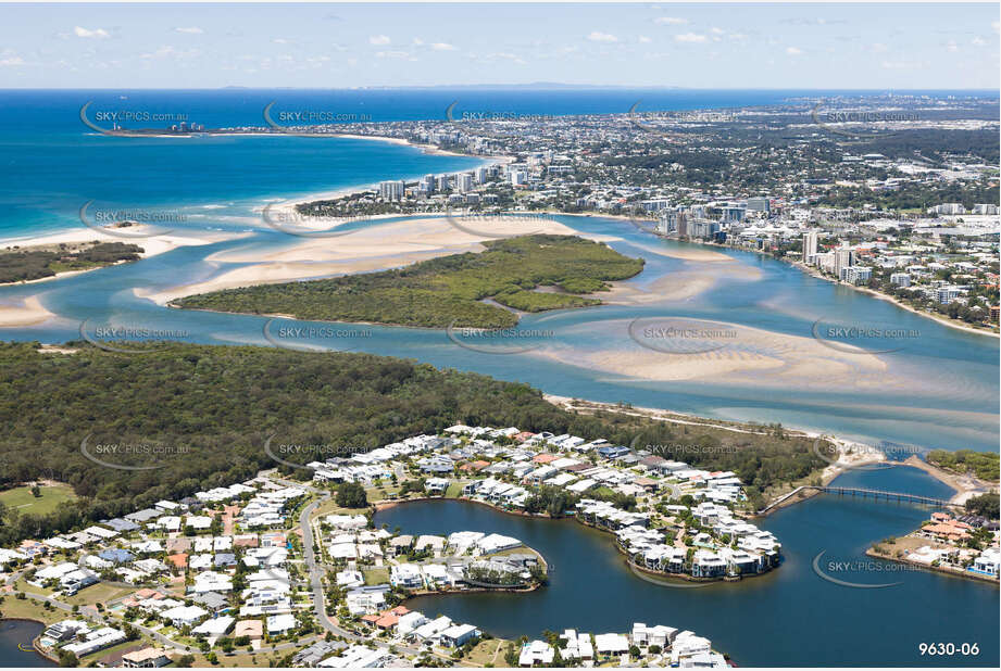 Aerial Photo Twin Waters QLD Aerial Photography