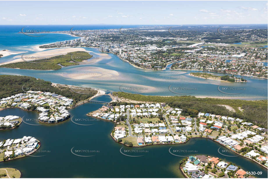 Aerial Photo Twin Waters QLD Aerial Photography