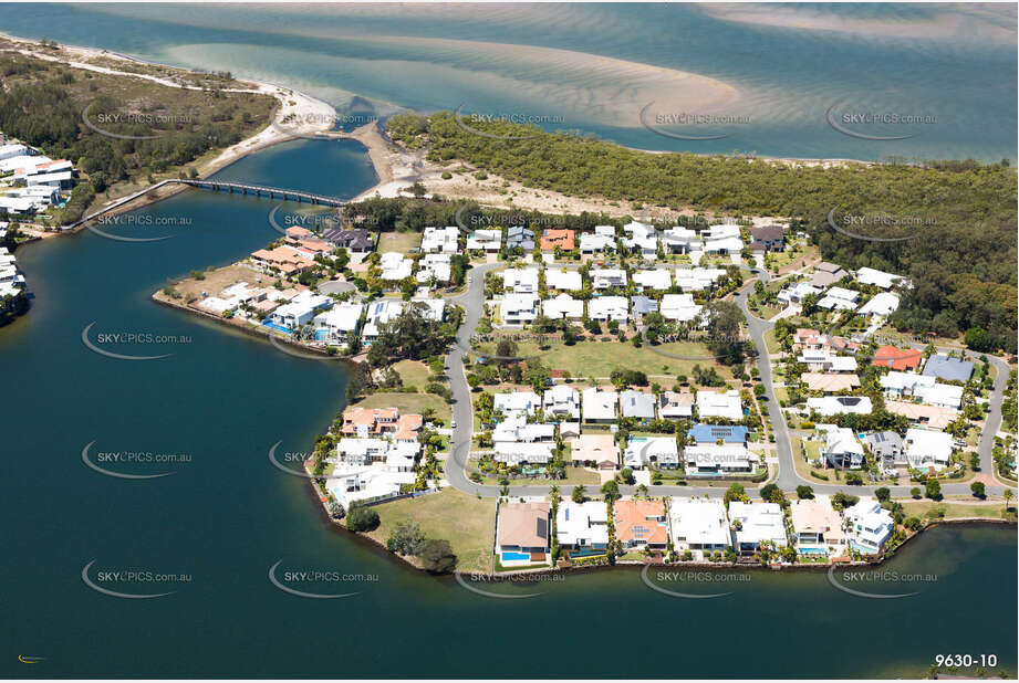 Aerial Photo Twin Waters QLD Aerial Photography