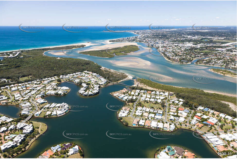 Aerial Photo Twin Waters QLD Aerial Photography