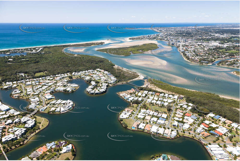 Aerial Photo Twin Waters QLD Aerial Photography