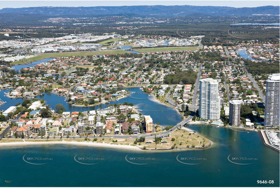 Aerial Photo Biggera Waters QLD Aerial Photography