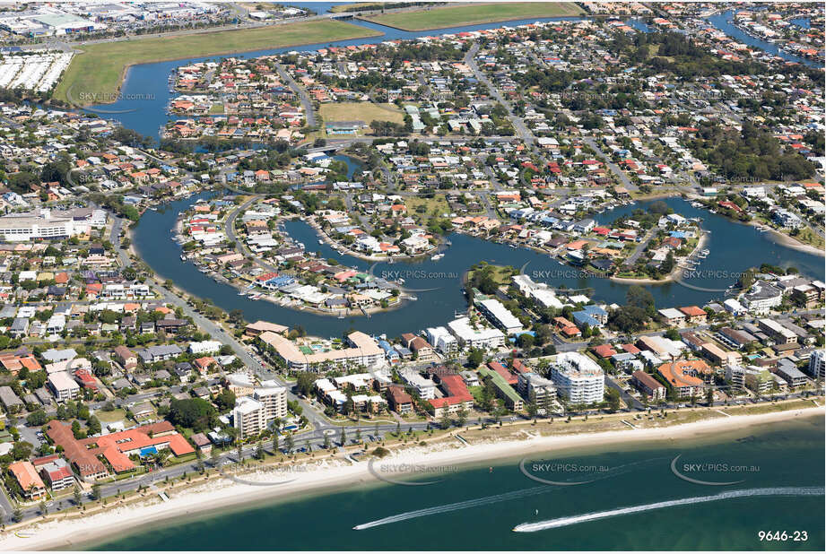 Aerial Photo Biggera Waters QLD Aerial Photography