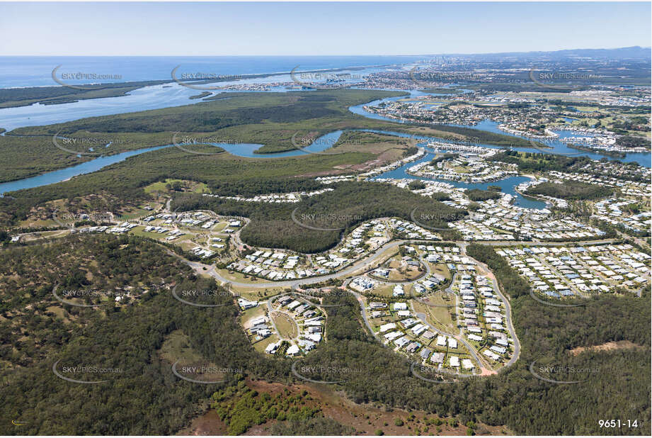 Aerial Photo Coomera Waters QLD Aerial Photography