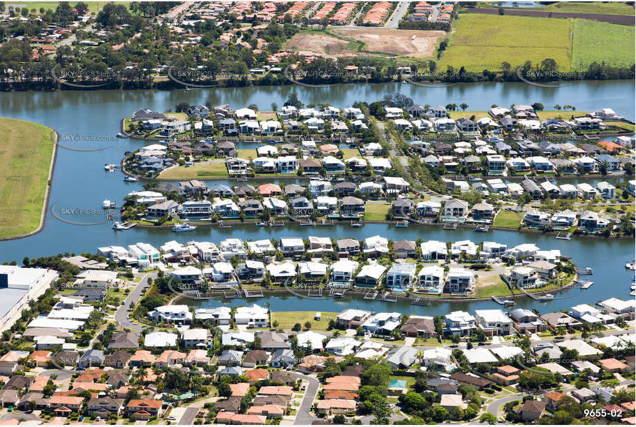 Aerial Photo River Links Helensvale QLD Aerial Photography