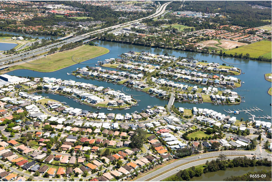 Aerial Photo River Links Helensvale QLD Aerial Photography