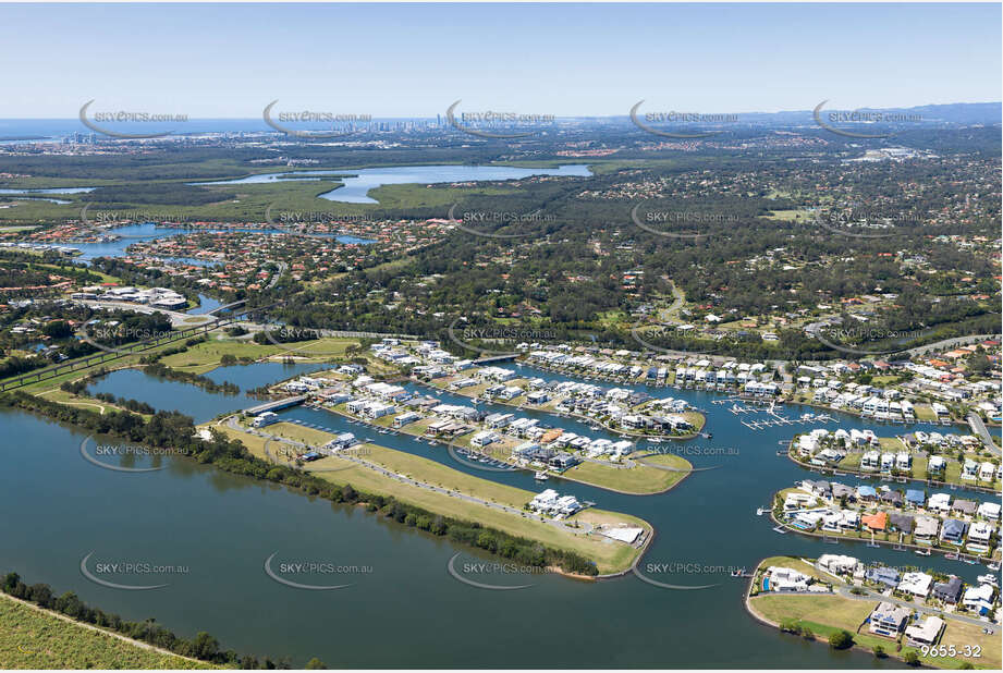 Aerial Photo River Links Helensvale QLD Aerial Photography